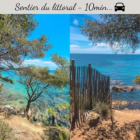 Special Couple & Famille - Lit Queen Size - Netflix - Climatisation - Terrasse Plein Sud - 2 Min Centre-Ville - 6 Min Mer - Parking Prive - Offre Speciale * La Londe-les-Maures
