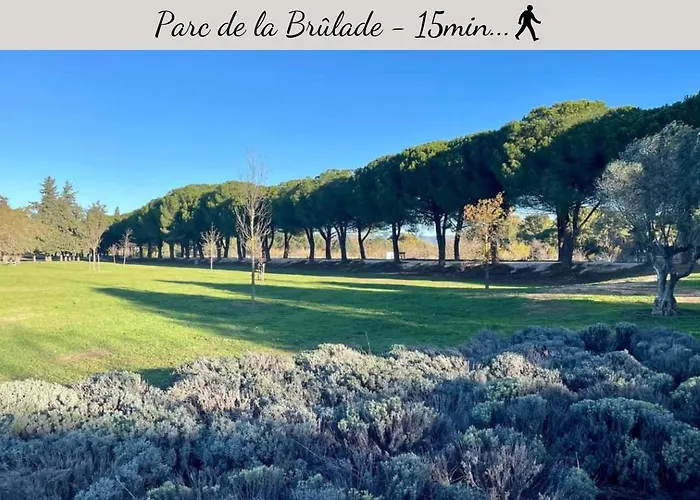 Special Couple & Famille - Lit Queen Size - Netflix - Climatisation - Terrasse Plein Sud - 2 Min Centre-ville - 6 Min - Wifi 400 Mbits Parking Prive - Speciale アパート